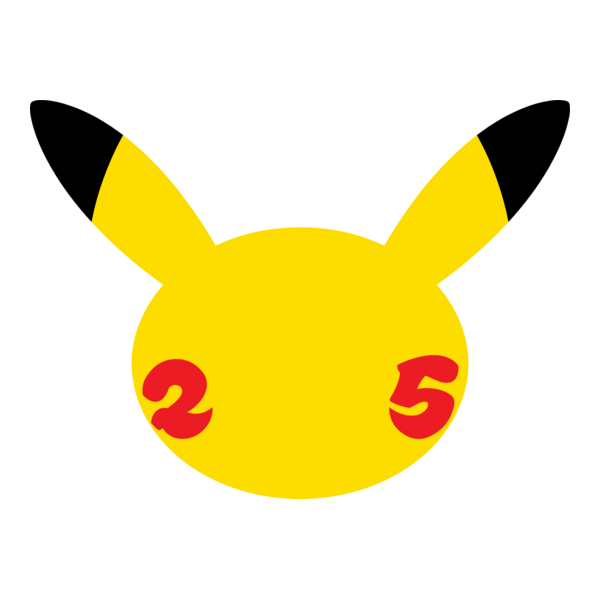 Pokémon 25th Anniversary Logo PNG Vector