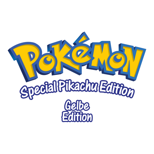 Pokémon Gelbe Edition Logo PNG Vector