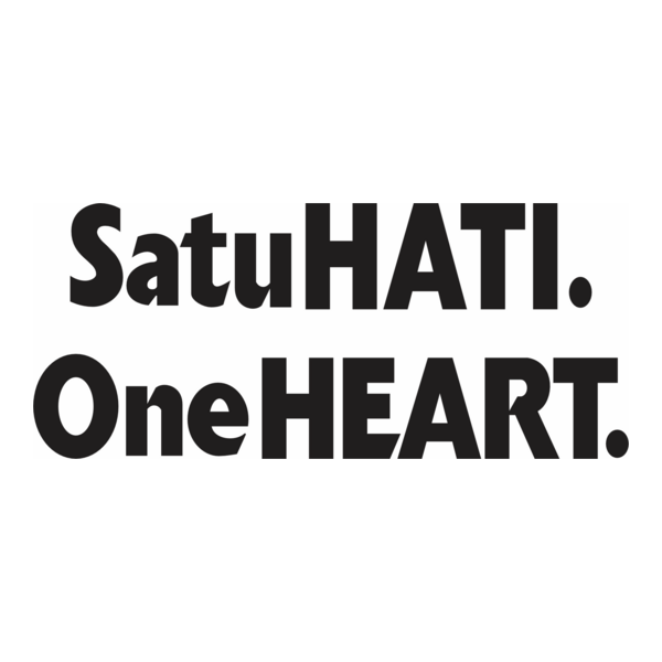 SatuHATI x OneHEART Logo PNG Vector