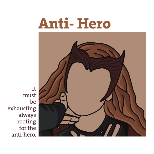 Scarlet Witch WandaVision Anti-Hero Logo PNG Vector