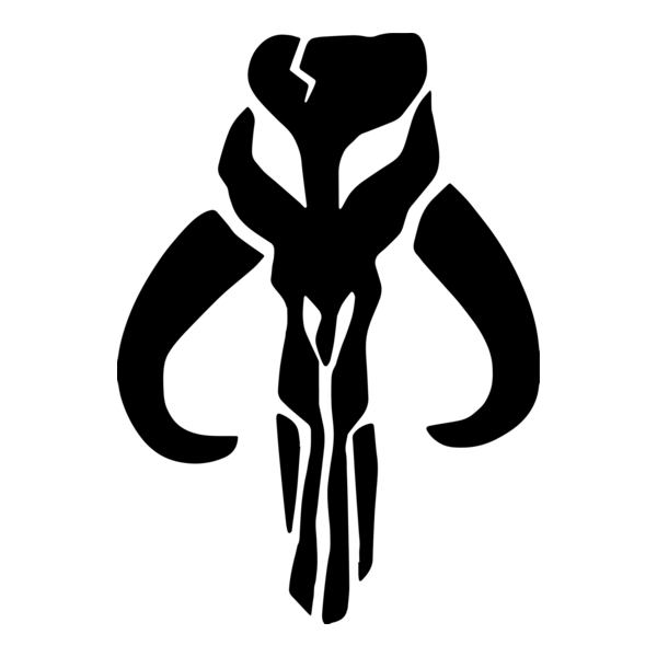 Star Wars - Mandalorian Mythosaur Skull Logo PNG Vector