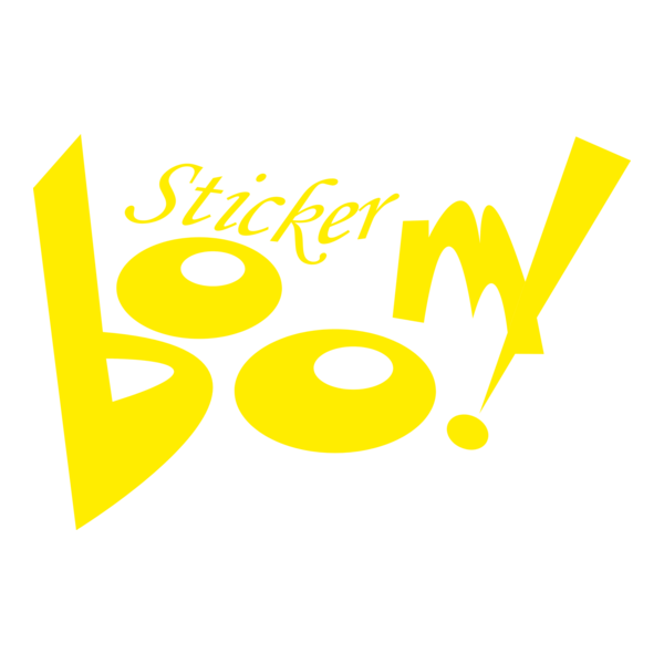 Sticker boom Logo PNG Vector
