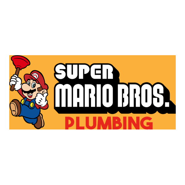 super mario bros plumbing Logo PNG Vector