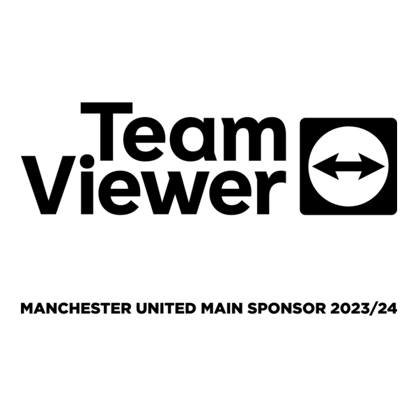 Team Viewer Manchester United Sponsor 2023 Logo PNG Vector
