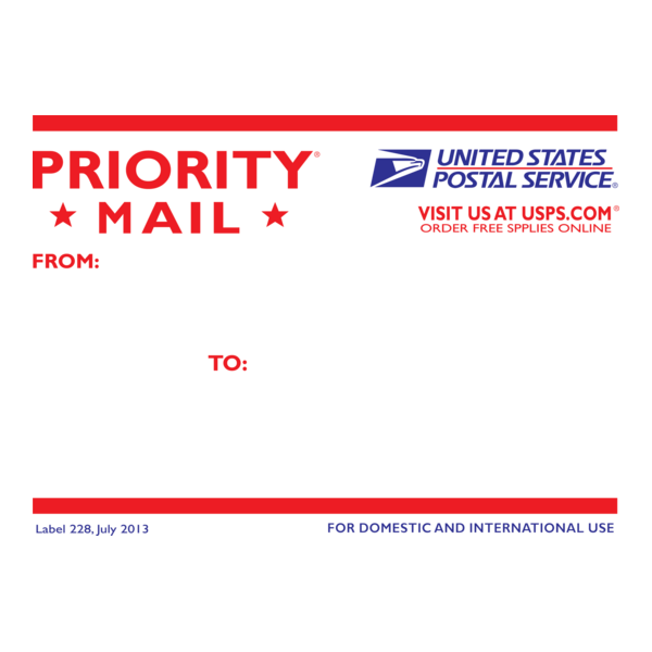 USPS Priority Mail Logo PNG Vector