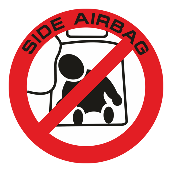 WARNING SIDE AIRBAG Logo PNG Vector
