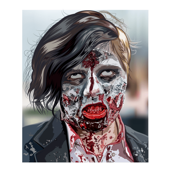 Zombie Logo PNG Vector