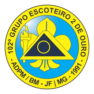 102 ESCOTEIROS GRUPO ESCOTEIROS 2 DE OURO Logo PNG Vector
