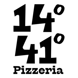 1441 Pizzeria Logo PNG Vector