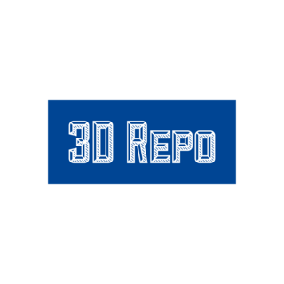 3D Repo Logo PNG Vector