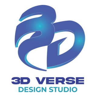 3D Verse Logo PNG Vector