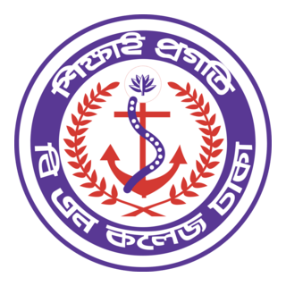 Bangladesh Navy College, Dhaka Logo PNG Vector