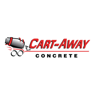 Cart Away Concrete Logo PNG Vector