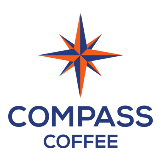 Compass Coffee Logo PNG Vector