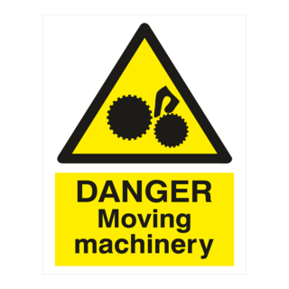 Danger Moving Machinery Logo PNG Vector