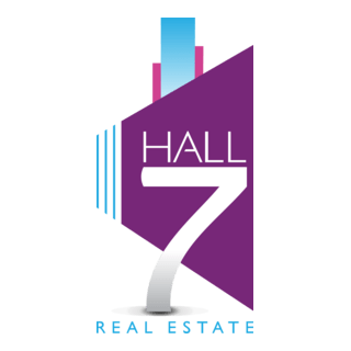 Hall 7 Real Estate Logo PNG Vector