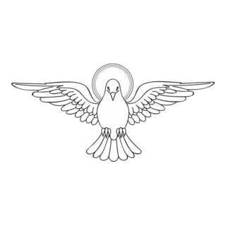 holy spirit dove / espírito santo pomba Logo PNG Vector