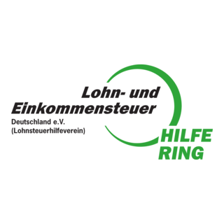 Lohn- und Einkommensteuer Hilfe-Ring Logo PNG Vector