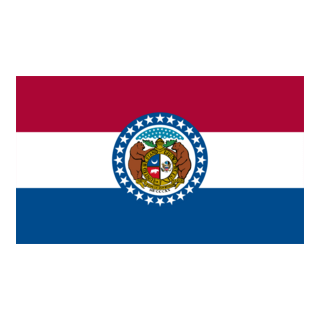 Missouri State Flag Logo PNG Vector