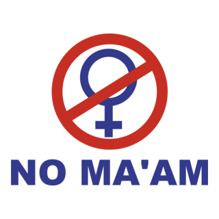 No Ma'am Logo PNG Vector