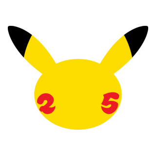 Pokémon 25th Anniversary Logo PNG Vector