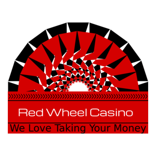 Red Wheel Casino Logo PNG Vector