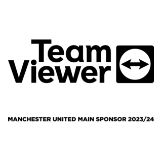 Team Viewer Manchester United Sponsor 2023 Logo PNG Vector