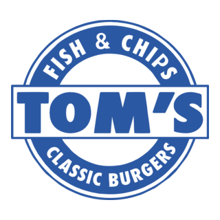 Tom's Fish & Chips Logo PNG Vector