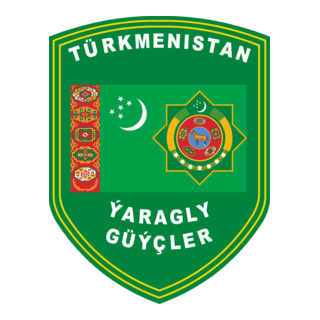Turkmenistan Armed Forces Logo PNG Vector