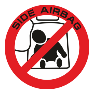 WARNING SIDE AIRBAG Logo PNG Vector