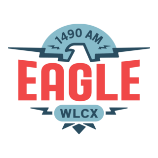 WLCX 1490AM EAGLE Logo PNG Vector