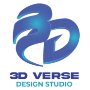 3D Verse Logo PNG Vector