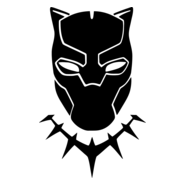 Black Panther Logo PNG Vector
