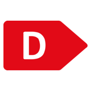 D Energy Symbol Logo PNG Vector