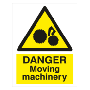 Danger Moving Machinery Logo PNG Vector