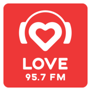 Love Radio Tomsk 95.7 FM Logo PNG Vector