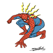 Marvel John Romita Sr. Spider-Man Logo PNG Vector