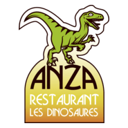 Restaurant les dinosaures Logo PNG Vector