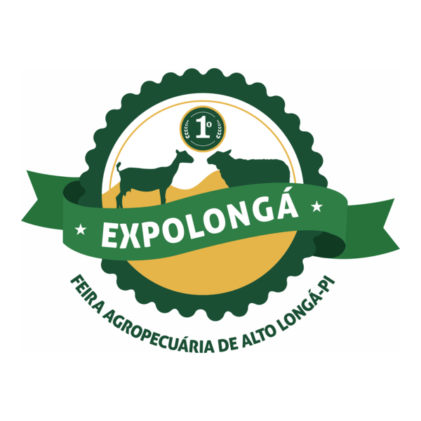 1 EXPOLONGA - FEIRA AGROPECUÁRIA DE ALTO LONGÁ-PI Logo PNG Vector