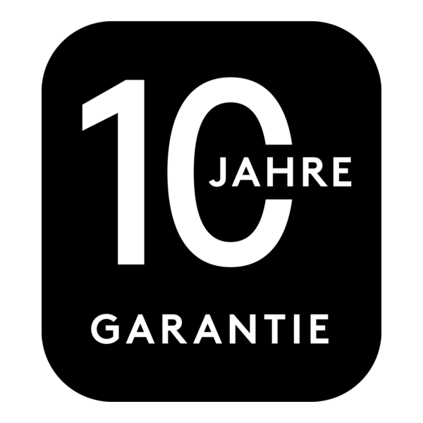 10 Jahre Garantie Badge Logo PNG Vector