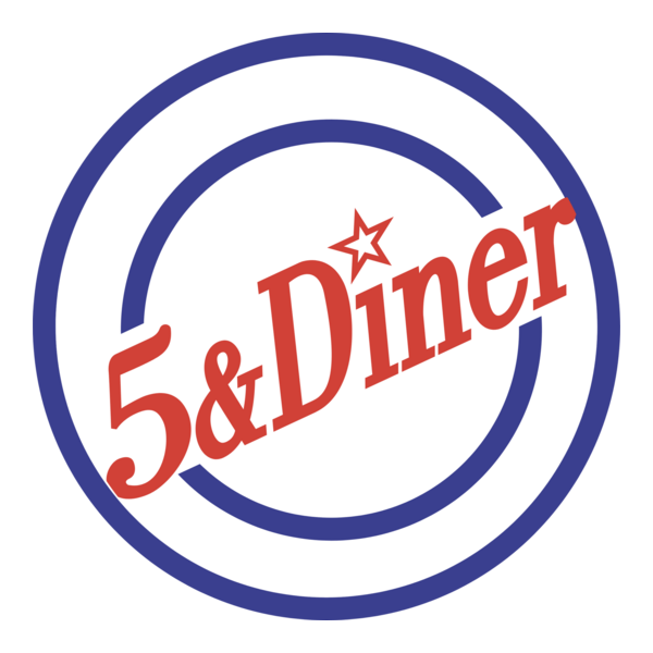 5 & Diner Logo PNG Vector