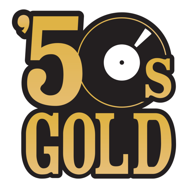 '50s Gold Logo PNG Vector