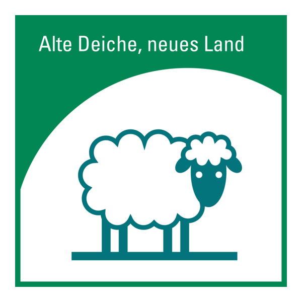 Alte Deiche, neues Land Logo PNG Vector