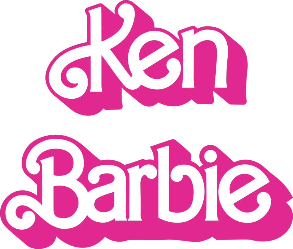 Barbie and ken logo on sale