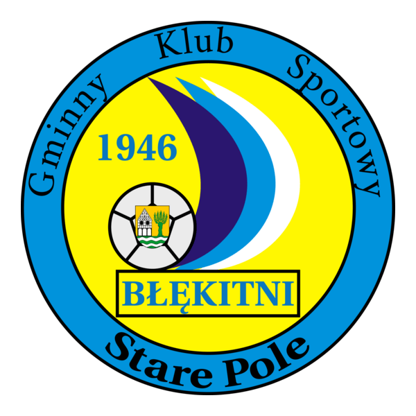 Błękitni Stare Pole Logo PNG Vector