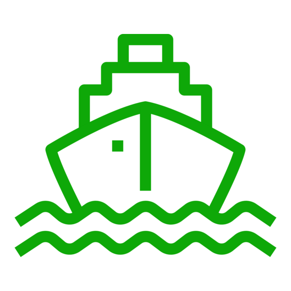 Chao Phraya Express Boat green-yellow Logo PNG Vector