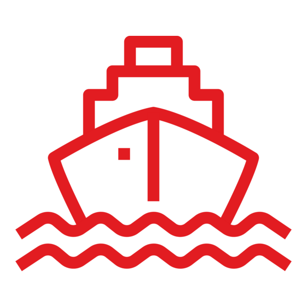 Chao Phraya Express Boat red flag Logo PNG Vector