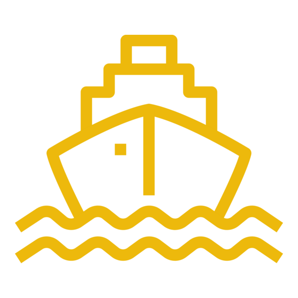 Chao Phraya Express Boat yellow Logo PNG Vector