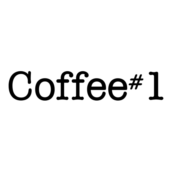 Coffee #1 Logo PNG Vector