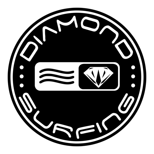Diamond Surfing Logo PNG Vector